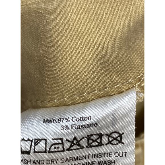 I.AM.GIA Women's Tan Khaki Ruched High Rise Utility Straight Cargo Pants Size M - Picture 5 of 7